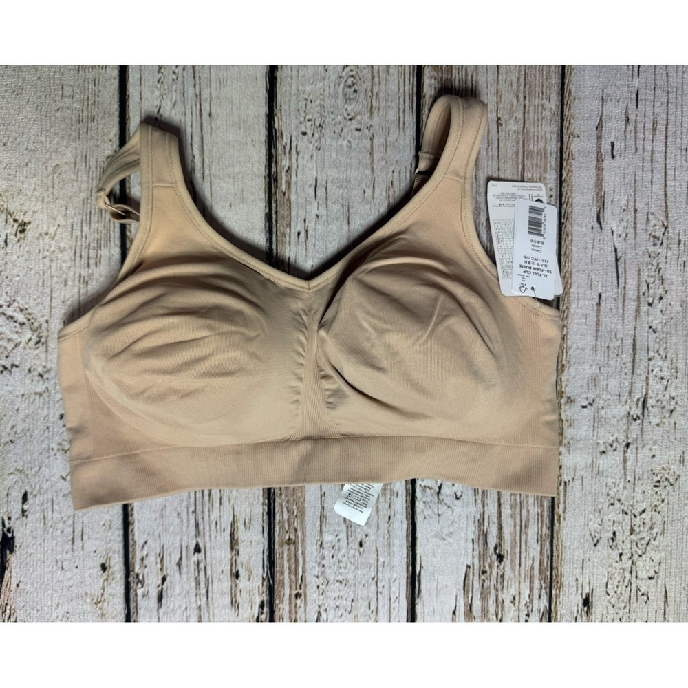 Bravado Designs Sculpt Bra Size XL Beige Nude Stretch Comfort‎ Support NEW NWT